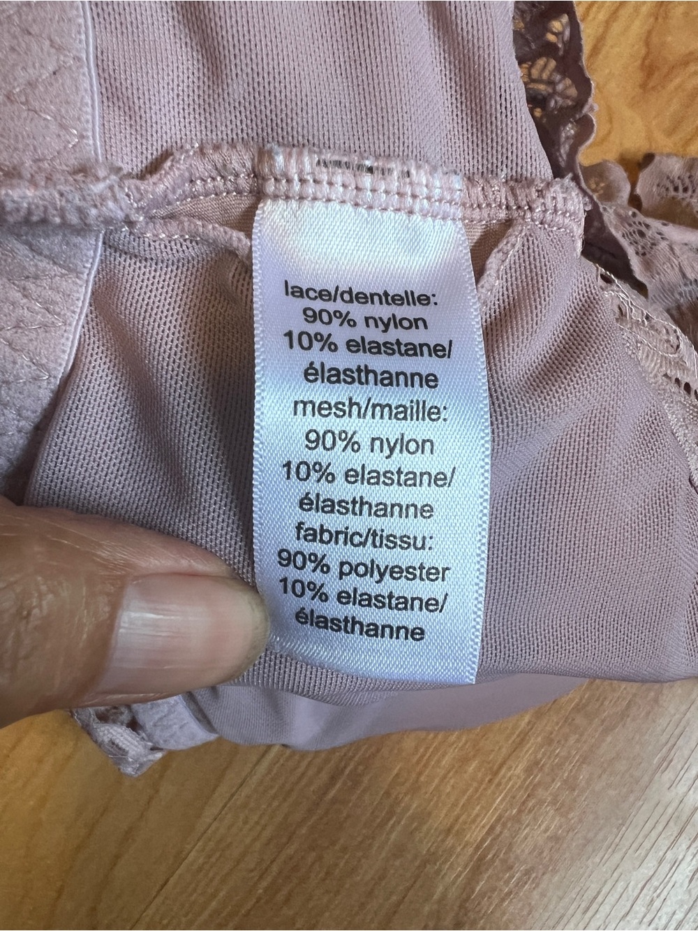 VGUC Maurices Lace Halter Racerback Bralette Dusty Mauve includes pads sz Med - Picture 3 of 8